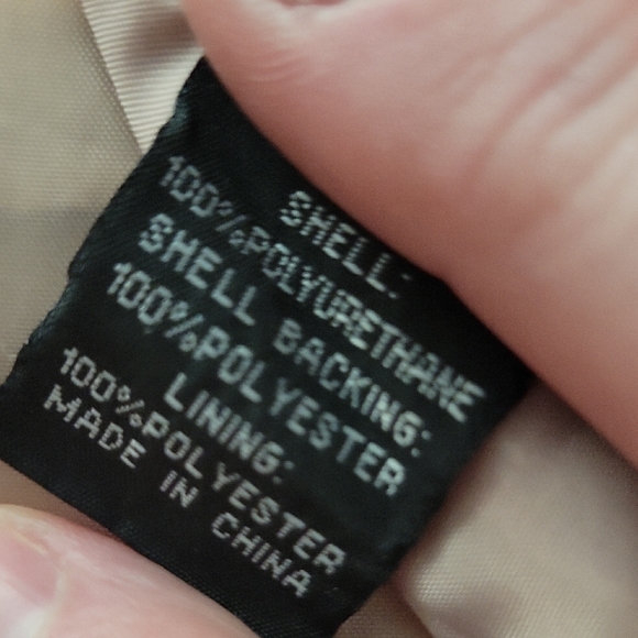 Baccini Women's Champaigne Metallic Vegan Leather Jacket - Picture 10 of 11